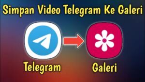 cara simpan video dari telegram