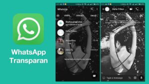 cara membuat wallpaper WhatsApp transparan